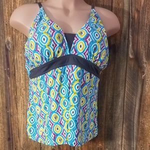 Free Country Plus Women's Size 3X Swimsuit Top